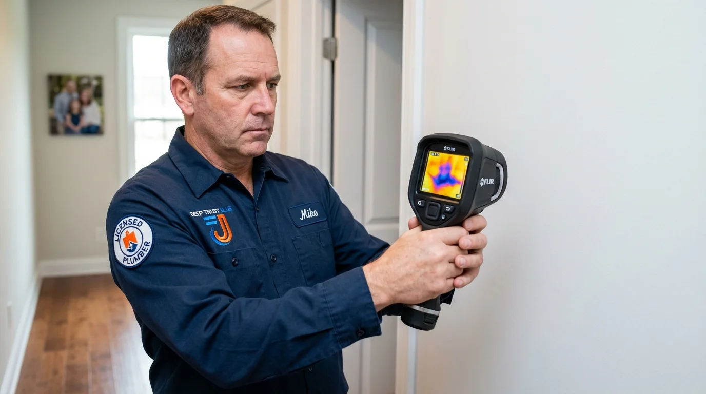 Thermal imaging leak detection by Johns Plumbing LLC in Port Gibson